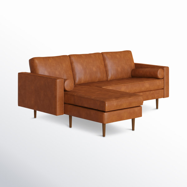 AllModern Geo 2 - Piece Upholstered Sectional & Reviews | Wayfair